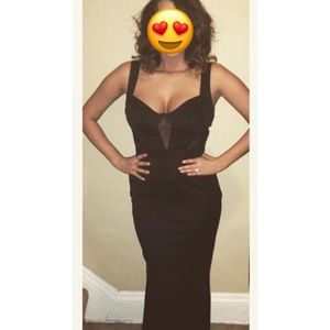 Gorgeous black cutout formal gown